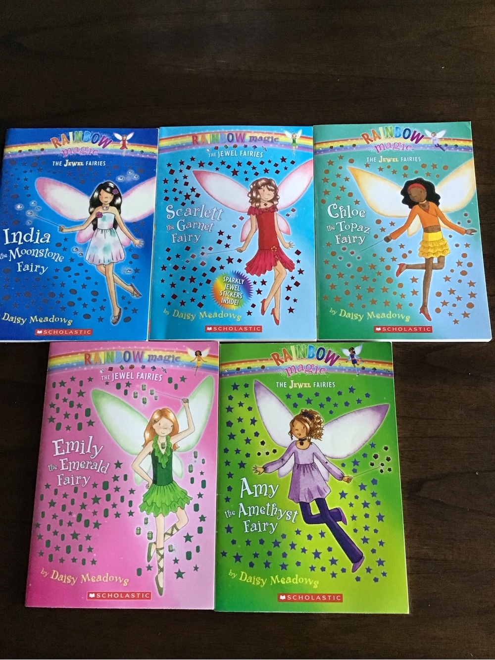 Scholastic- Rainbow Magic The Jewel Fairies books 1-5